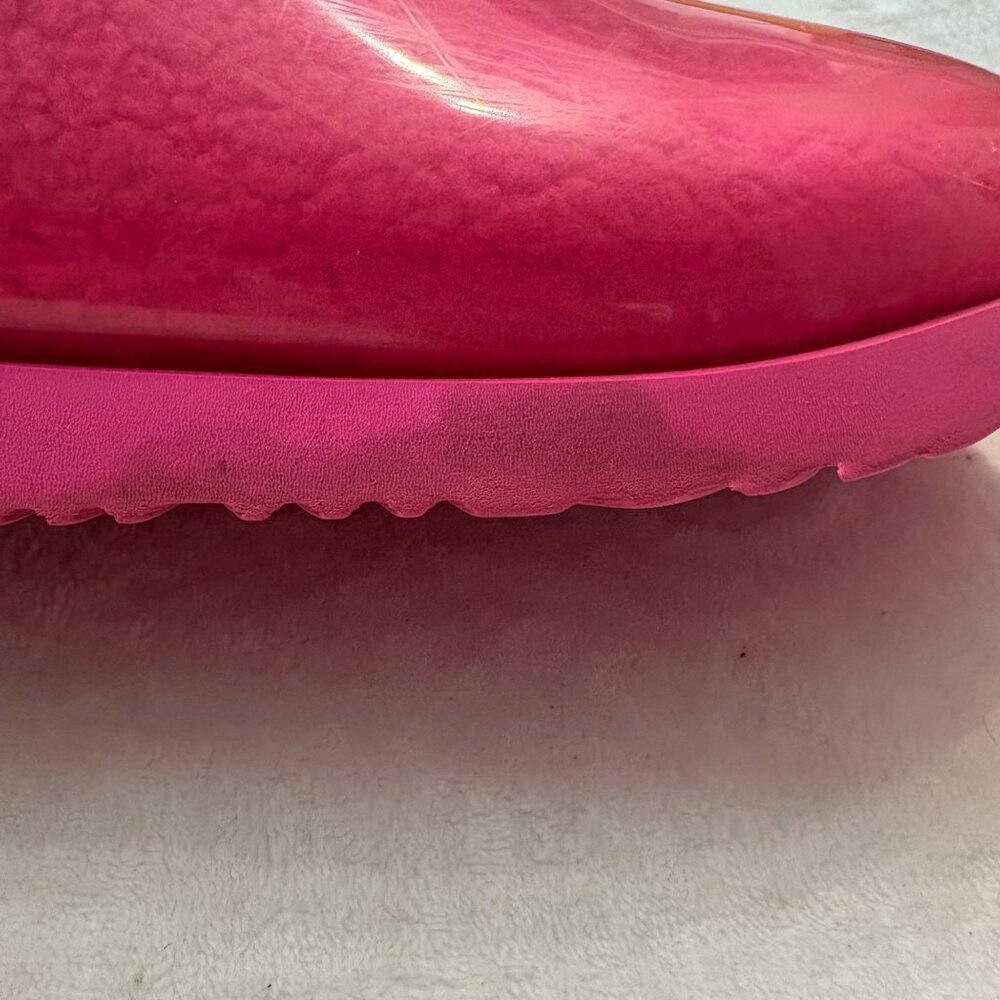 UGG Classic Clear Pink Mini Rain Waterproof Boot Womens Size 6 - Picture 11 of 16